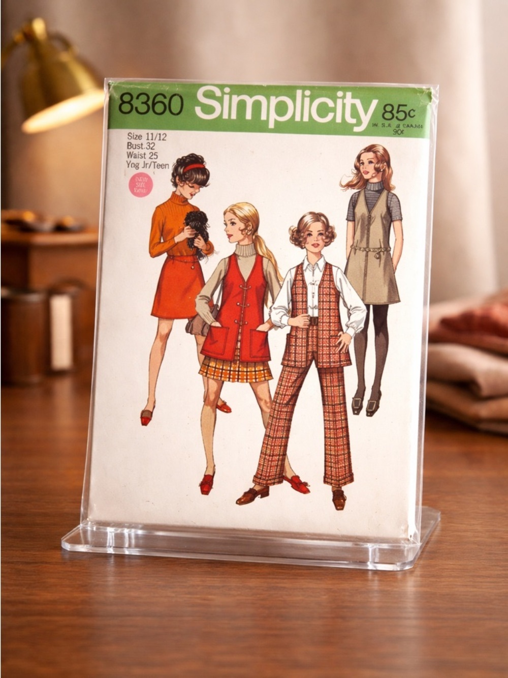 60’s Jumper Simplicity 8360 Sewing Pattern Young Jr/Teen Size 7/8